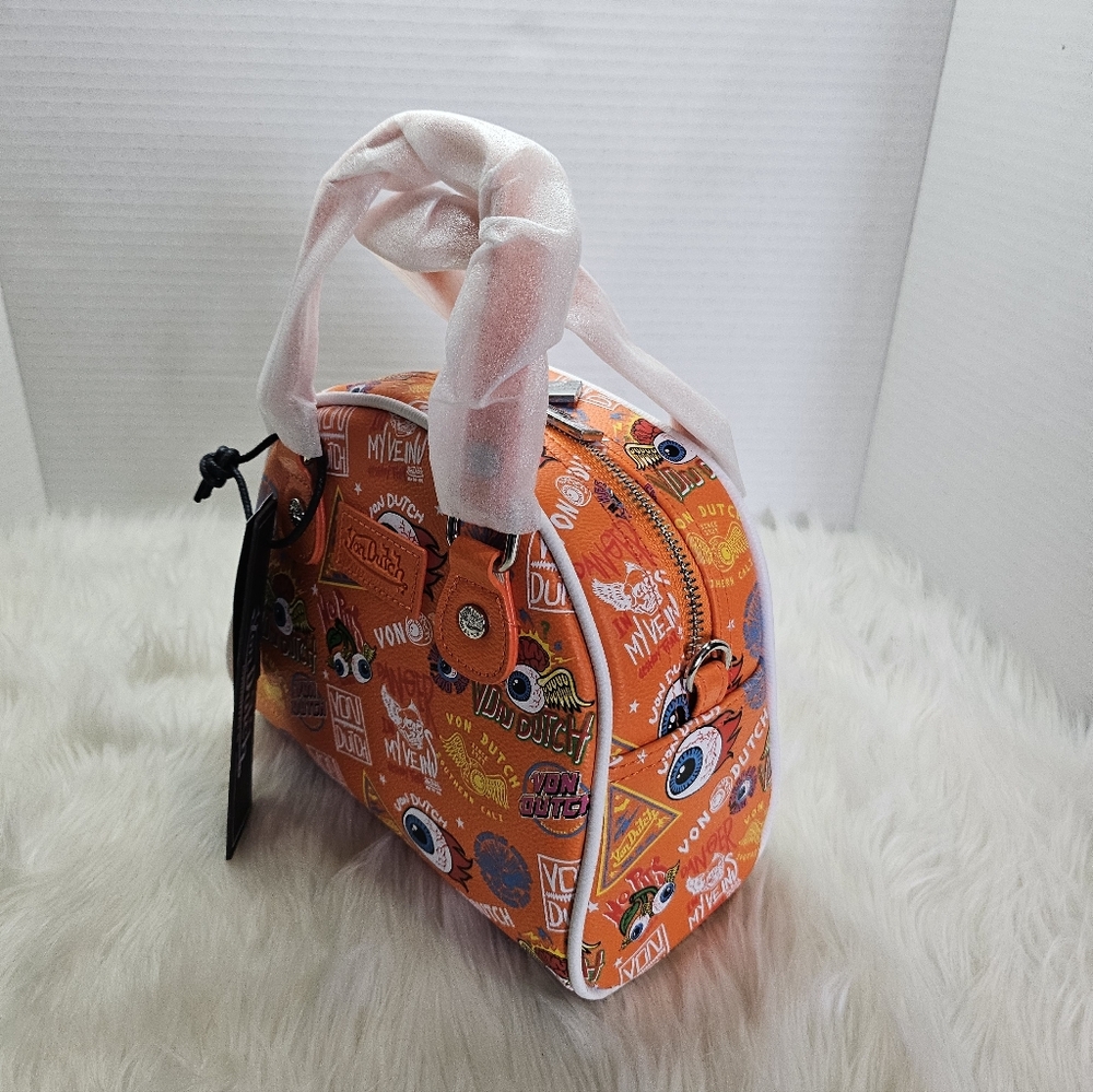 Orange Von Dutch Bowling Bag